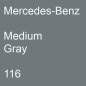 Preview: Mercedes-Benz, Medium Gray, 116.